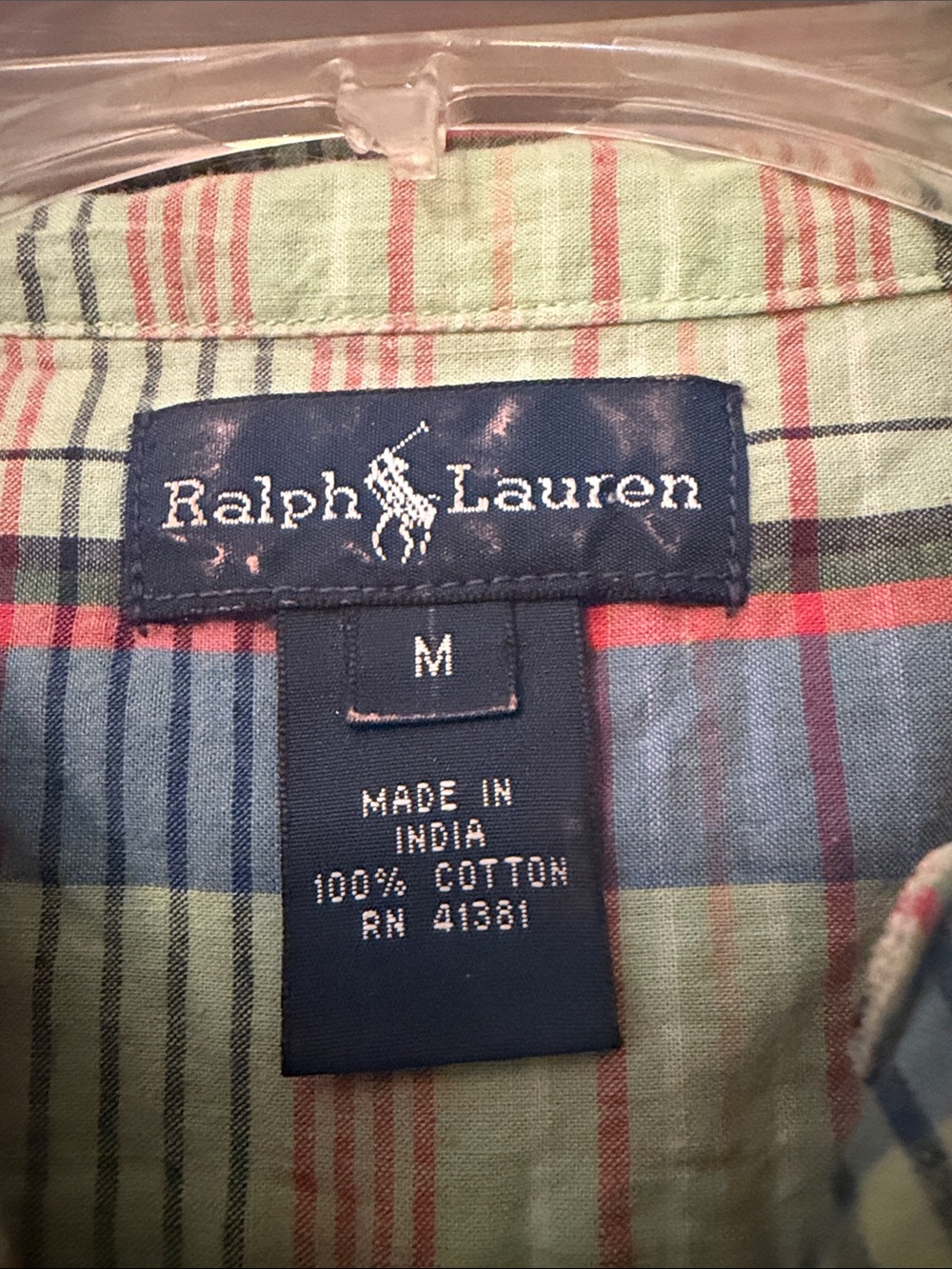 Ralph Lauren Short-Sleeve Plaid Button-Up Shirt - Pastel Multi - Picture 3 of 5